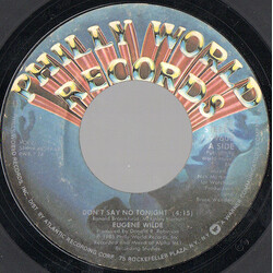 Eugene Wilde Don't Say No Tonight / Gotta Get You Home Tonight Vinyl 7" USED