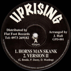 Gareth 'G-Roy' Brooks / Paul Davey (2) / Dougie Wardrop Hornsman Skank USED VINYL 12INCH 45 RPM
