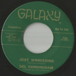 Del Cunningham Just Wondering Vinyl 7" USED