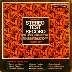 Various Realistic Stereo Test Record Vinyl LP USED
