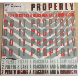 2 Puerto Ricans, A Blackman And A Dominican Do It Properly Vinyl 12" USED