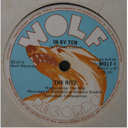 The Ritz (4) Pick Me Up / In By Ten Vinyl 7" USED