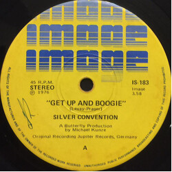 Silver Convention Get Up And Boogie Vinyl 7" USED