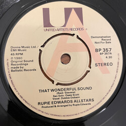 Rupie Edwards All Stars That Wonderful Sound Vinyl 7" USED