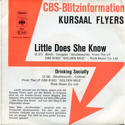 Kursaal Flyers Little Does She Know Vinyl 7" USED