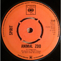Spirit (8) Animal Zoo Vinyl 7" USED