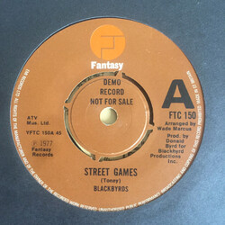 The Blackbyrds Street Games / Soft And Easy Vinyl 7" USED