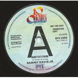 Sammy Davis Jr. Baretta's Theme / I Heard A Song Vinyl 7" USED