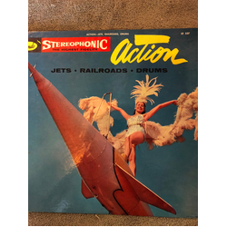 No Artist Action (Jets • Railroads • Drums) Vinyl LP USED