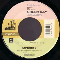 Green Day Minority Vinyl 7" USED