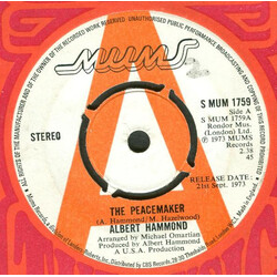 Albert Hammond The Peacemaker Vinyl 7" USED