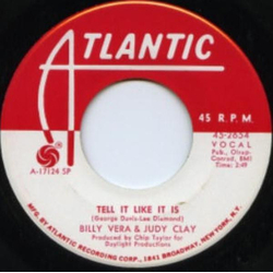 Billy Vera / Judy Clay Reaching For The Moon / Tell It Like It Is Vinyl 7" USED