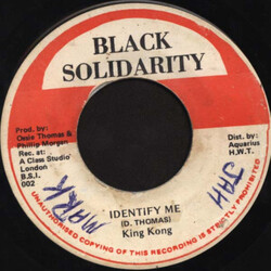 King Kong Identify Me Vinyl 7" USED