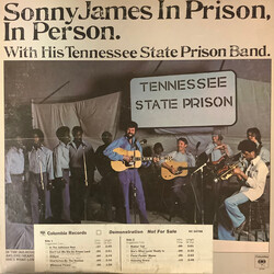 Sonny James / Tennessee State Prison Band Sonny James In Prison, In Person Vinyl LP USED