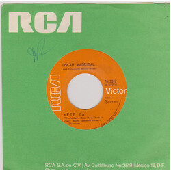 Oscar Madrigal Vete Ya / Te Confieso Vinyl 7" USED