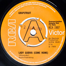 Grapefruit Lady Godiva (Come Home) Vinyl 7" USED