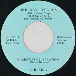 B.B. King Christmas Celebration Vinyl 7" USED