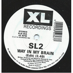 SL2 Way In My Brain / Drumbeats Vinyl 7" USED