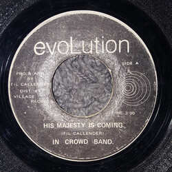 The In Crowd His Majesty Is Coming. Vinyl 7" USED