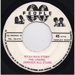 The Linkers / Jamaica All Stars Nyah Man Story Vinyl 7" USED