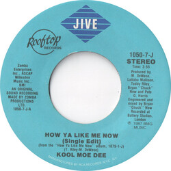 Kool Moe Dee How Ya Like Me Now Vinyl 7" USED