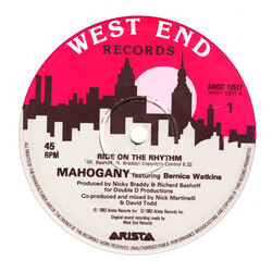 Mahogany / Bernice Watkins Ride On The Rhythm Vinyl 12" USED