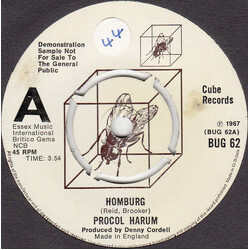 Procol Harum Homburg Vinyl 7" USED