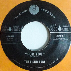 Thee Sinseers For You b/w Si Llorarás Vinyl 7" USED