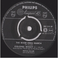 Mitch Miller And His Orchestra And Chorus The River Kwai March Vinyl 7" USED