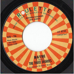 The Three Degrees Maybe / You're The One USED VINYL 7INCH 45 RPM SINGLE STYRENE