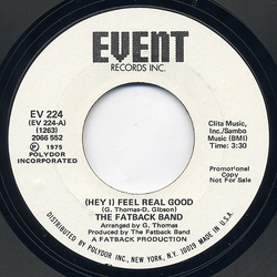 The Fatback Band (Hey I) Feel Real Good Vinyl 7" USED