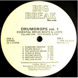 Various Drumdrops Vol. 1 (Essential Break Beats & Loops) Vinyl 12" USED