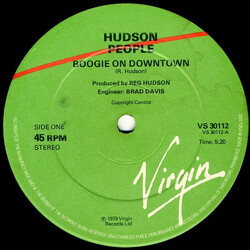 Hudson People Boogie On Downtown USED VINYL 12INCH 45 RPM