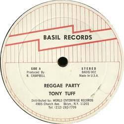 Tony Tuff Reggae Party Vinyl 12" USED