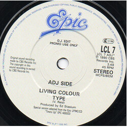 Living Colour Type Vinyl 7" USED