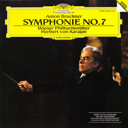 Anton Bruckner / Herbert Von Karajan / Wiener Philharmoniker Symphonie No. 7 Vinyl LP USED