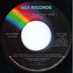 John Williams (4) Main Title (Theme From "Jaws") / End Title (Theme From "Jaws") USED VINYL 7INCH 45 RPM SINGLE