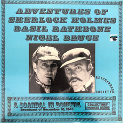 Basil Rathbone / Nigel Bruce Adventures Of Sherlock Holmes Vol 1: A Scandal In Bohemia & The Night Before Christmas Vinyl LP USED