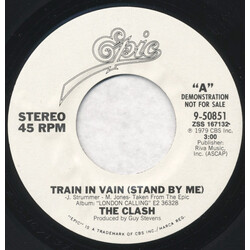 The Clash Train In Vain (Stand By Me) Vinyl 7" USED