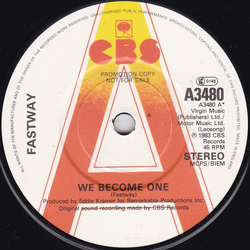 Fastway (2) We Become One Vinyl 7" USED