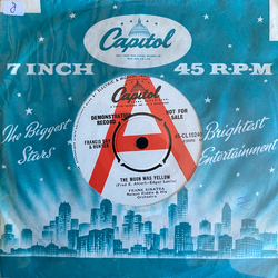 Frank Sinatra The Moon Was Yellow / I've Heard That Song Before Vinyl 7" USED