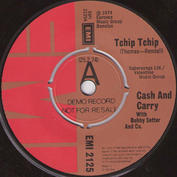 Bobby Setter's Cash & Carry / Bobby Setter & Co Tchip Tchip Vinyl 7" USED
