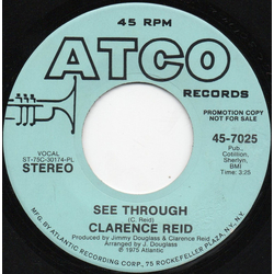 Clarence Reid See Through Vinyl 7" USED