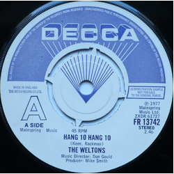 Weltons Hang 10 Hang 10 Vinyl 7" USED
