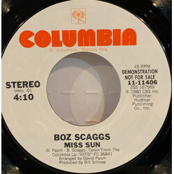 Boz Scaggs Miss Sun Vinyl 7" USED
