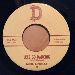 Merl Lindsay Let’s Go Dancing Vinyl 7" USED