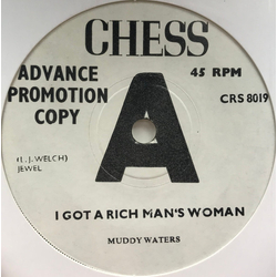 Muddy Waters I Got A Rich Man's Woman / My Dog Can't Bark Vinyl 7" USED