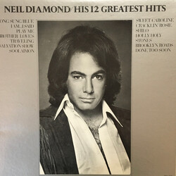 Neil Diamond His 12 Greatest Hits Vinyl LP USED
