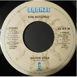 Kim Mitchell Go For Soda / Called Off Vinyl 7" USED