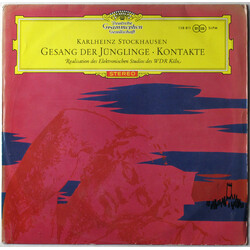 Karlheinz Stockhausen Gesang Der Jünglinge / Kontakte Vinyl LP USED